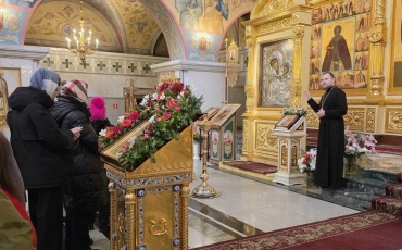 В апреле в Свято-Троицком кафедральном соборе Магадана прошёл ряд экскурсий для детей и молодёжи. Встречи провёл руководитель отдела по делам молод...